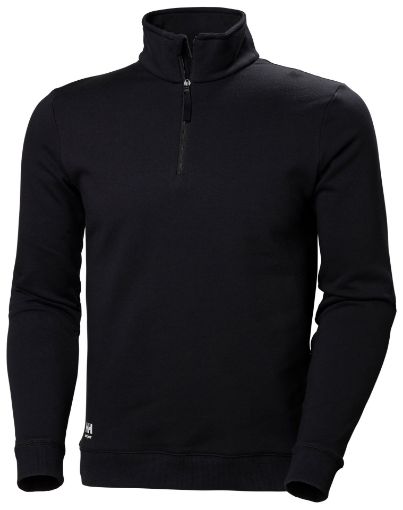 Manchester Half Zip Sweatshirt - 991 BLACK