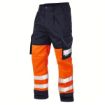 Picture of  BIDEFORD ISO 20471 Class 1 Cargo Trouser in Orange/Navy 