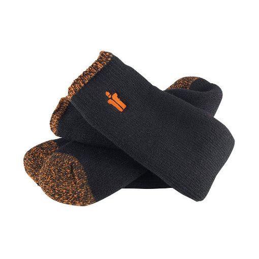 Picture of Scruffs Thermal Socks - Black- Size 7 - 12 / 41 - 47