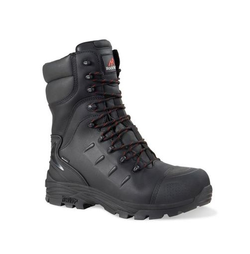 Picture of Rock Fall RF540 Monzonite High Leg Internal Metatarsal Waterproof Safety Boot with Side Zip 