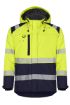 Picture of Hi-Vis Safety Winter Jacket - Yellow/Navy