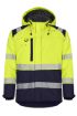 Picture of Hi-Vis Safety Winter Jacket - Yellow/Navy