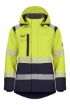 Picture of Hi-Vis Ladies Winter Jacket - Yellow/Navy