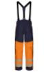 Picture of Hi-Vis Ladies Shell Trousers - Orange/Navy