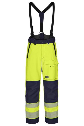 Picture of Hi-Vis Ladies Shell Trousers - Yellow/Navy