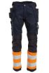 Picture of Hi-Vis Craftsman Stretch Trousers - Orange/Navy