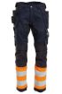 Picture of Hi-Vis Craftsman Stretch Trousers - Orange/Navy