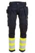 Picture of Hi-Vis Ladies Craftsman Stretch Trousers - Yellow/Navy
