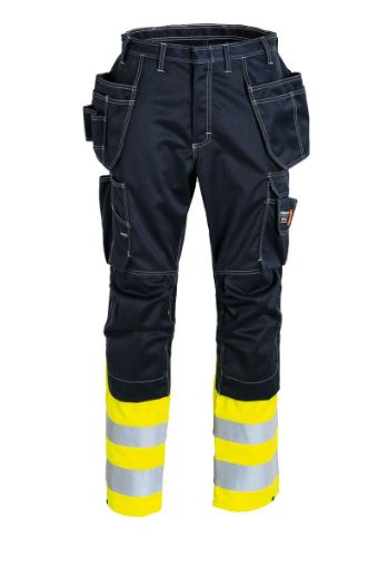 Picture of Flame Resistant Craftsman Trousers - Yellow/Navy