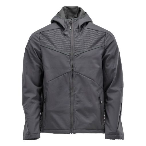 Picture of Customized Softshell jacket with hood 22102