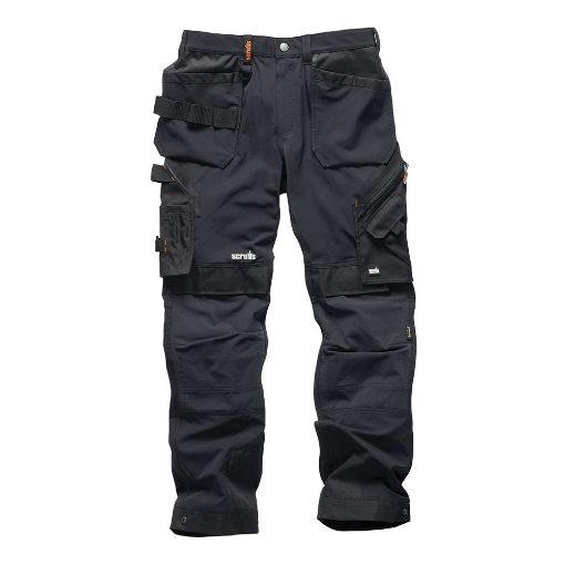 Picture of Scruffs Pro-Flex Plus Holster Trousers - Black