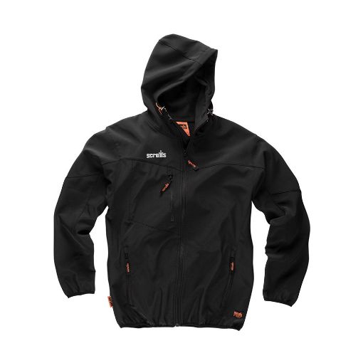 Picture of Scruffs Worker Softshell Jacket - Black