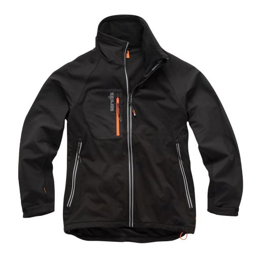 Picture of Scruffs Trade Flex Softshell Jacket - Black
