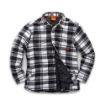 Picture of Scruffs Worker Padded Checked Shirt - Black/White