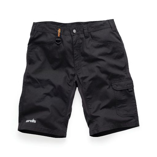 Picture of Scruffs Trade Flex Shorts - Black