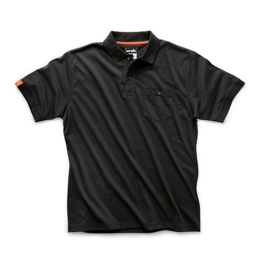Picture of Scruffs Eco Worker Polo - Black