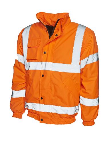 Picture of Uneek Hi Vis Bomber Jacket - UC804
