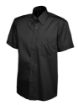 Picture of Uneek Mens Pinpoint Oxford Half Sleeve Shirt - UC702
