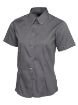 Picture of Uneek Ladies Pinpoint Oxford Half Sleeve Shirt - UC704