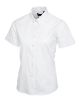 Picture of Uneek Ladies Pinpoint Oxford Half Sleeve Shirt - UC704