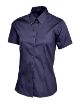 Picture of Uneek Ladies Pinpoint Oxford Half Sleeve Shirt - UC704
