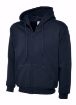 Picture of Uneek Adults Classic Full Zip Hooded Sweatshirt - UC504
