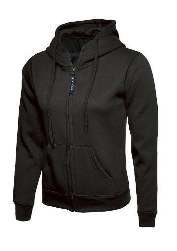 Picture of Uneek Ladies Classic Full Zip Hooded Sweatshirt - UC505