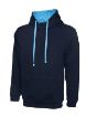 Picture of Uneek Contrast Hooded Sweatshirt - UC507