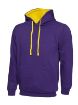 Picture of Uneek Contrast Hooded Sweatshirt - UC507