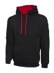 Picture of Uneek Contrast Hooded Sweatshirt - UC507