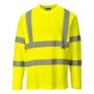 S278 Hi-Vis Long Sleeve Cotton Comfort T-Shirt Yellow